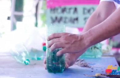 Vídeo mostra como construir um vaso autoirrigável